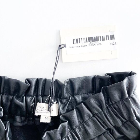 Elan Black Ruffle Elastic Waistband Pants // Fenton Jogger // Size Med // BNWT - Picture 8 of 13
